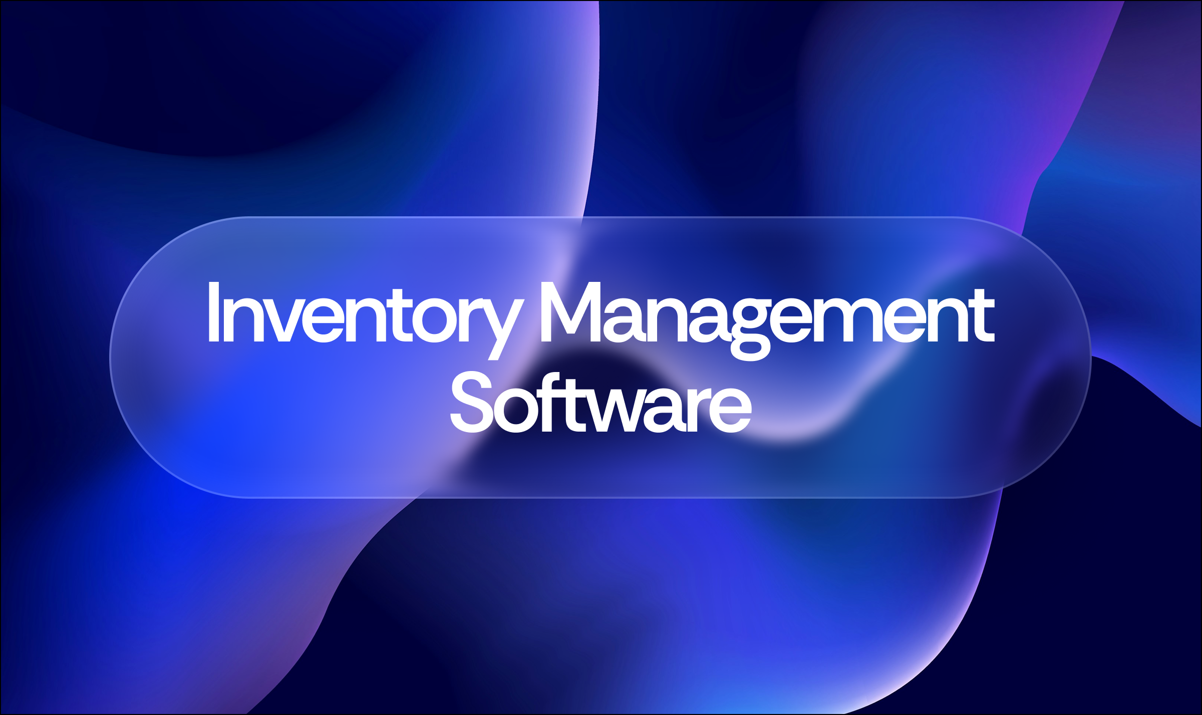 What is inventory management software